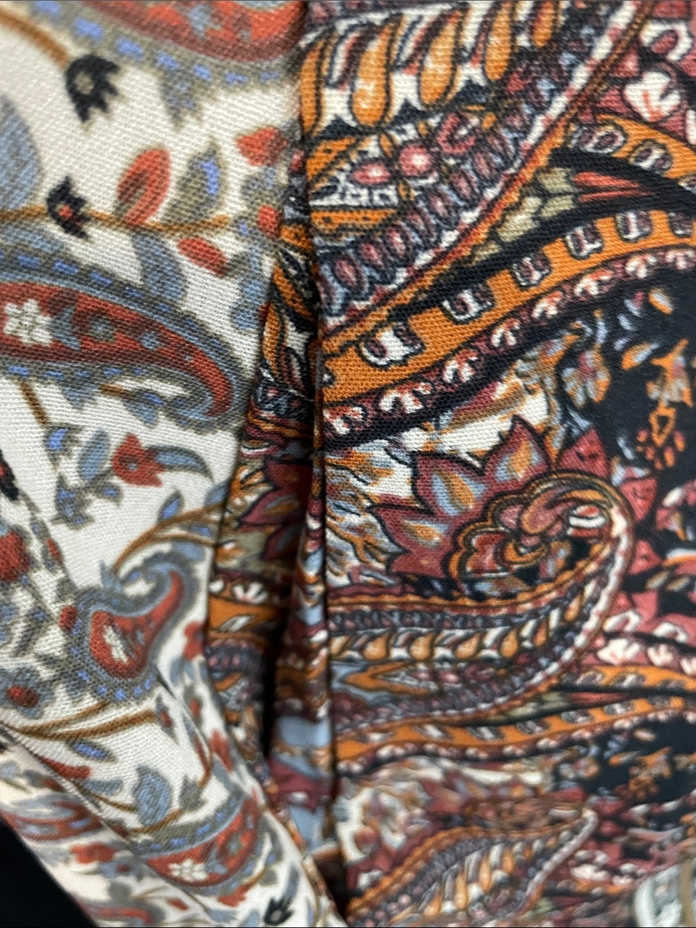 Boho Paisley Wide-Leg Jumpsuit - Picture 4 of 6